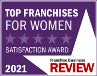 Top Franchises For Women Satisfaction Award Logo
